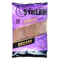 Прикормка для ловли рыбы, G.Stream Premium 1кг, вкус Лещ (Bream)